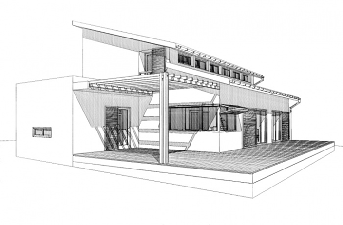 Bâtiment, Maison Bioclimatique