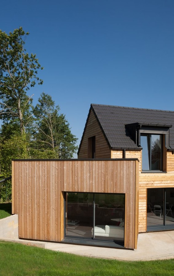 Construction maison passive bioclimatique EnerPhit. Maitre d’œuvre
