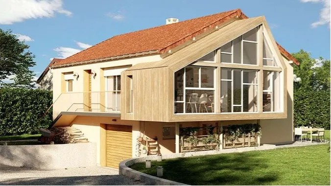 Extension et surélévation de maison et bâtiment professionnel. Maitre d'oeuvre