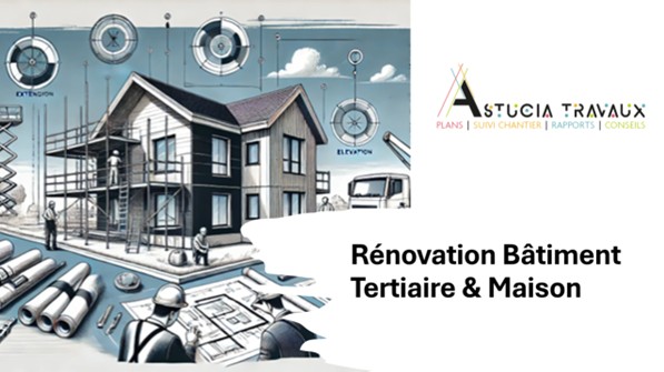 Rénovation Maison & Bâtiment Tertiaire. Maitre d’œuvre Arras, Lens, Béthune et Douai