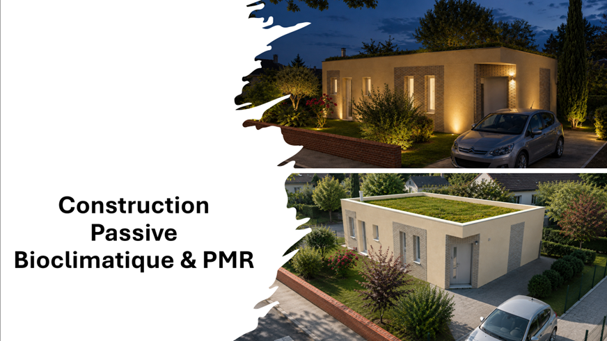 Maitre d'oeuvre et construction passive bioclimatique à Brebiéres