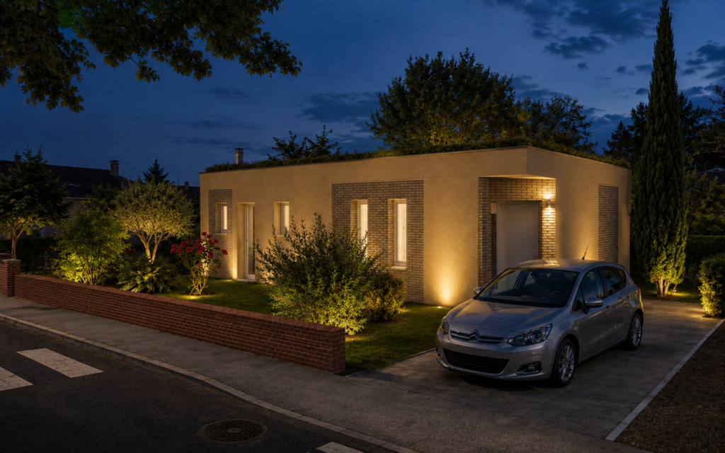 Conception d'une maison passive avec une toiture végétalisée