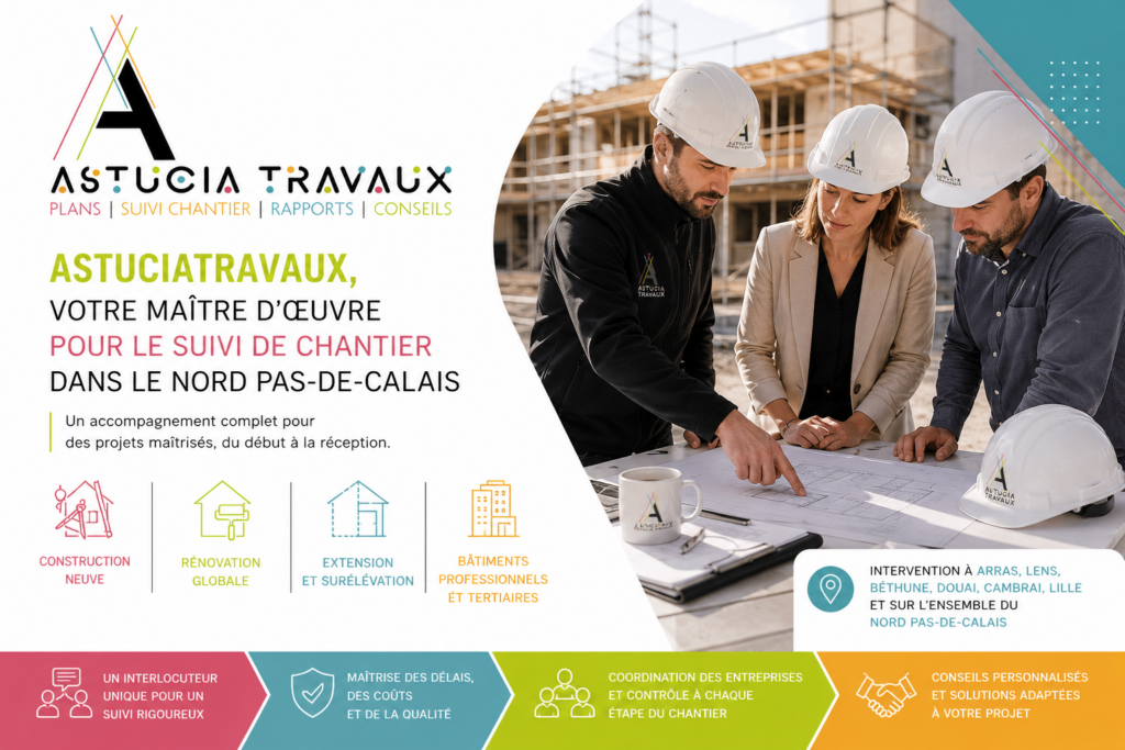 Maître d’œuvre Suivi de Chantier en Nord Pas-de-Calais