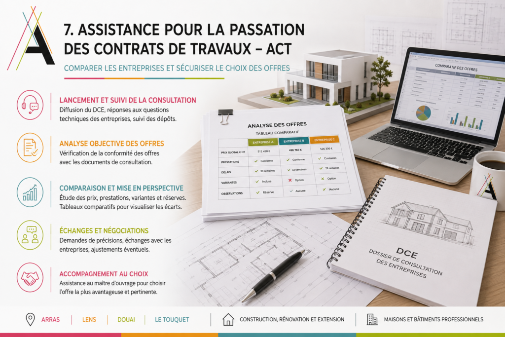 Maitre d'oeuvre et Assistance pour la Passation des Contrats de Travaux – ACT
