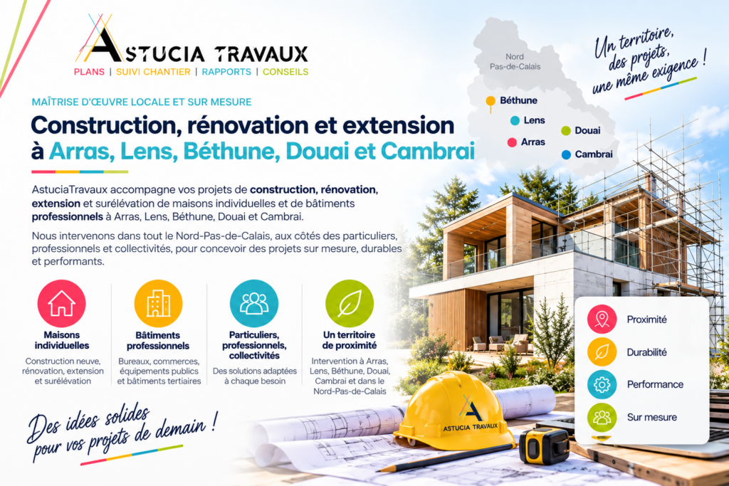 Construction, Rénovation et extension bâtiment en Nord Pas de Calais